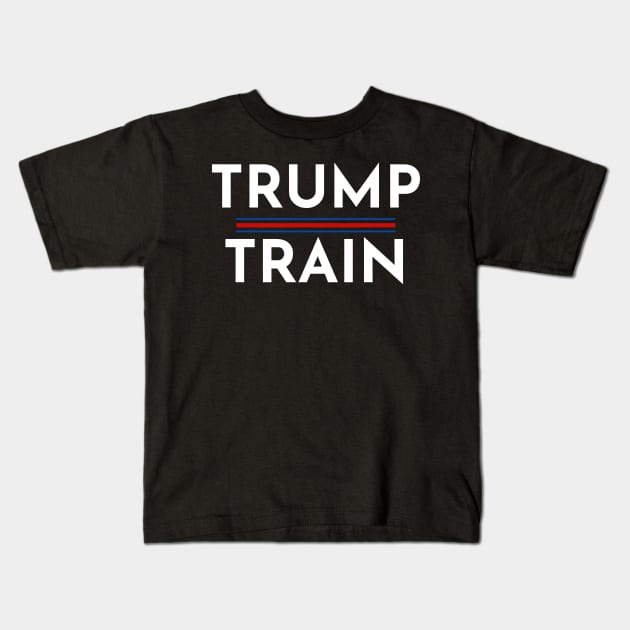 All Aboard the Trump Train Kids T-Shirt by MalibuSun